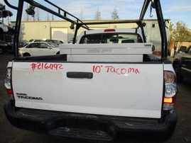 2010 TOYOTA TACOMA STD WHITE 2.7L AT 2WD Z16492